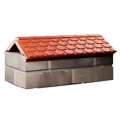 Парапет Elbrus Красный на 1 кирпич 255мм фото 1