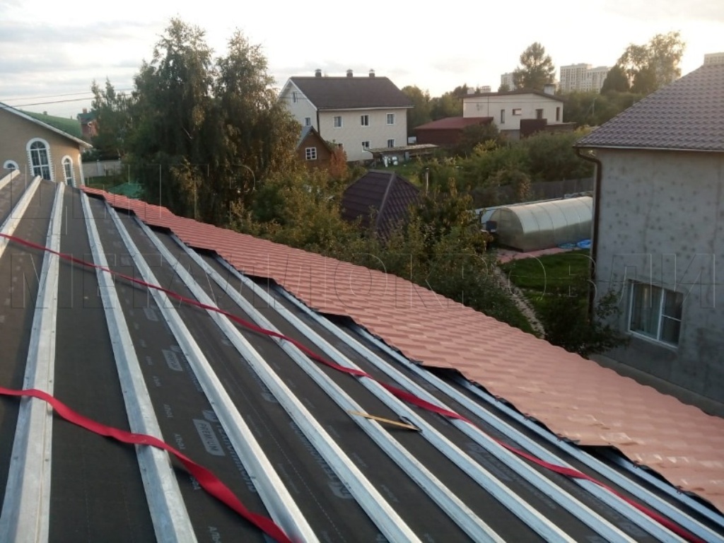 Металлочерепица Геркулес 8004 терракотовый Стальной Бархат от Центра Металлокровли в Чайковском