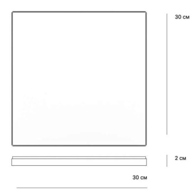 Чертеж Плитка VERONA 300х300х20мм